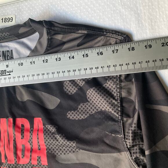 NBA Men’s Long Sleeve Sport T-shirt size M, Camo Gray - Picture 2 of 8